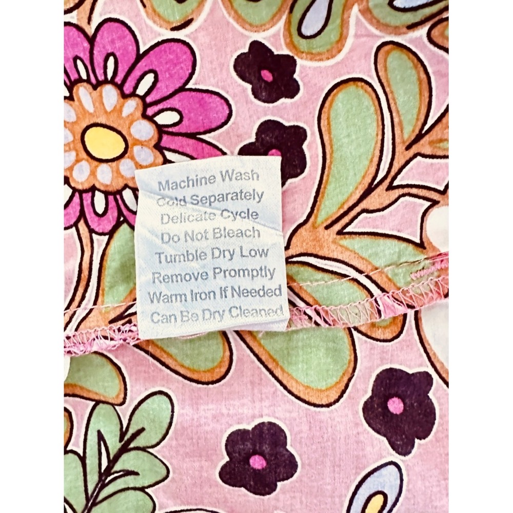 CAbi Women's Summer Sz 6 Cotton '70's Floral Pleated Knee-Length Skirt - Picture 7 of 7